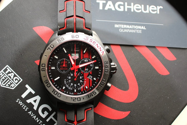 Pre-owned TagHeuer F1 Senna Special Edition CAZ 019