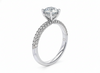 Muse Diamond Band Engagement Ring