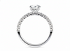 Akinia Diamond Band Engagement Ring