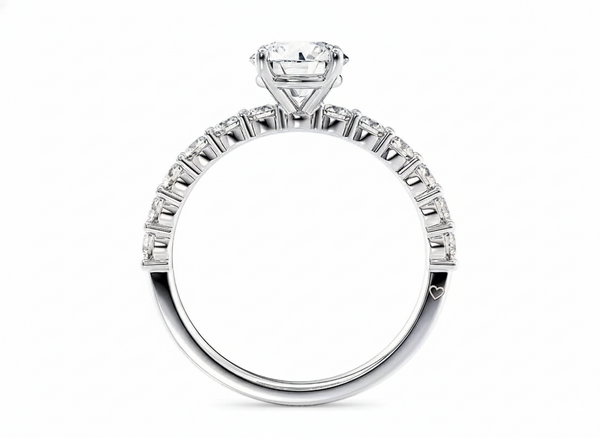 Akinia Diamond Band Engagement Ring