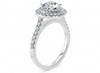 Empress Halo Engagement Ring