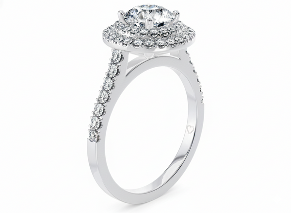 Empress Halo Engagement Ring