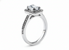 Zelda Halo Engagement Ring