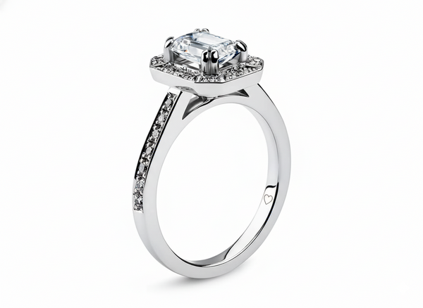 Zelda Halo Engagement Ring