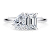 Toi et Moi Emerald Solitaire