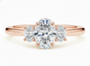 Platinum Diamond Ring - Venice Trilogy Engagement Ring - Three Stone Diamond Ring in 9k, 14k, 18k Gold & Platinum - by Hearts Forever Jewellers