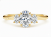 Platinum Diamond Ring - Venice Trilogy Engagement Ring - Three Stone Diamond Ring in 9k, 14k, 18k Gold & Platinum - by Hearts Forever Jewellers