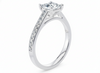 Aurora Diamond Band Engagement Ring